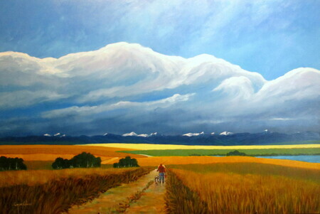 24 x 36 oil canvas sold